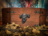 The Storytellers Screen -  Wood Effect Dungeon Master Screen With 3D Carving