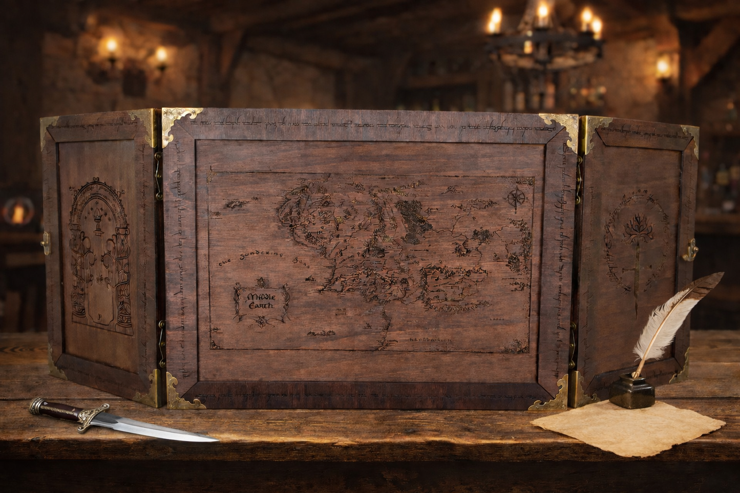 LOTR 3 Panel Dungeon Master Screen