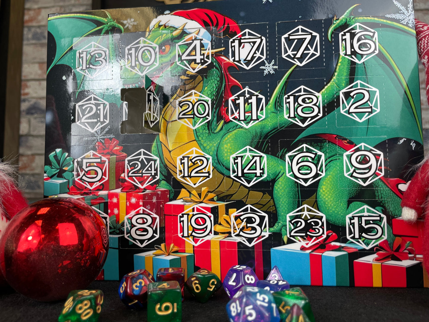 Dice Advent Calendar 2024 | D&D Christmas Calendar