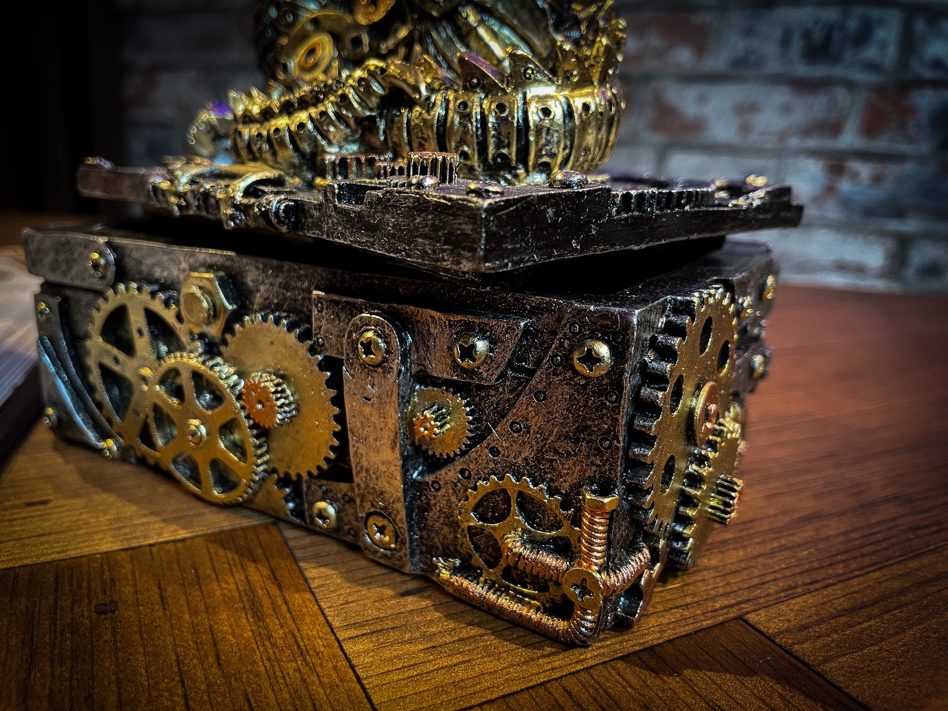 Steampunk Dragon Trinket Box - Free UK delivery by Fandomonium