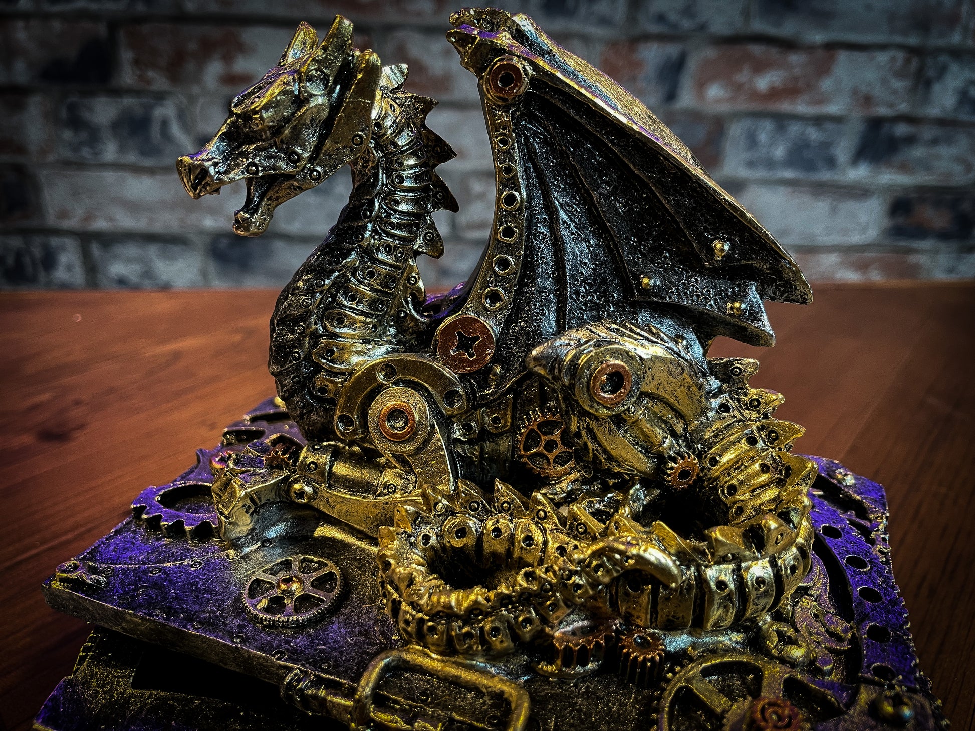 Steampunk Dragon Trinket Box - Free UK delivery by Fandomonium