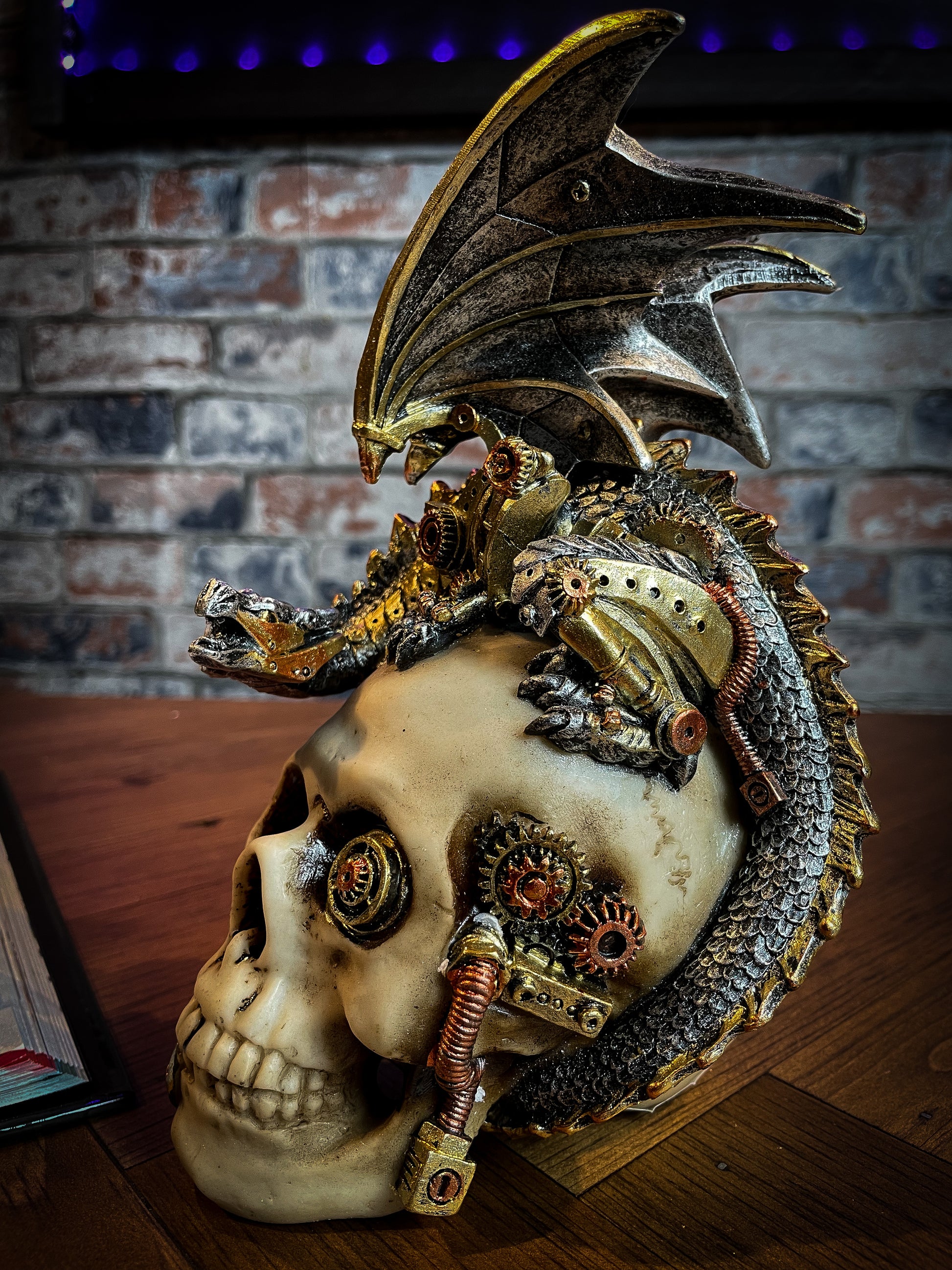 Steampunk Dragon Skull - Free UK Delivery by Fandomonium