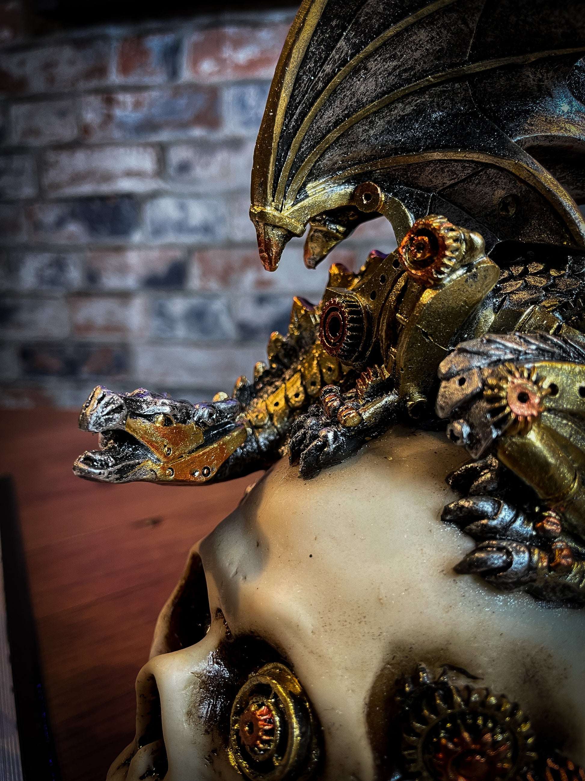 Steampunk Dragon Skull - Free UK Delivery by Fandomonium