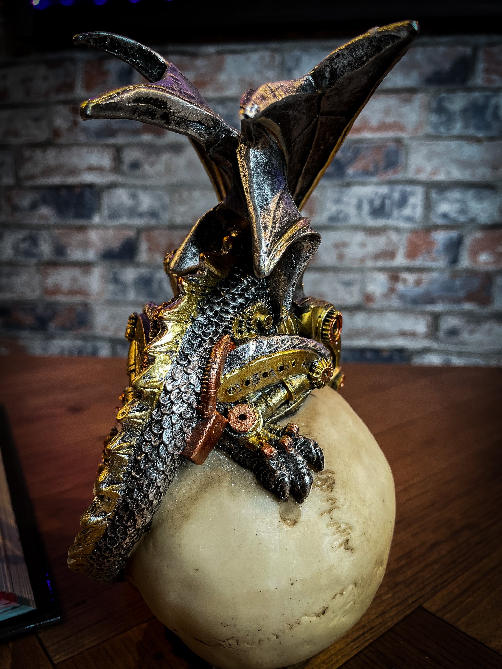 Steampunk Dragon Skull - Free UK Delivery by Fandomonium