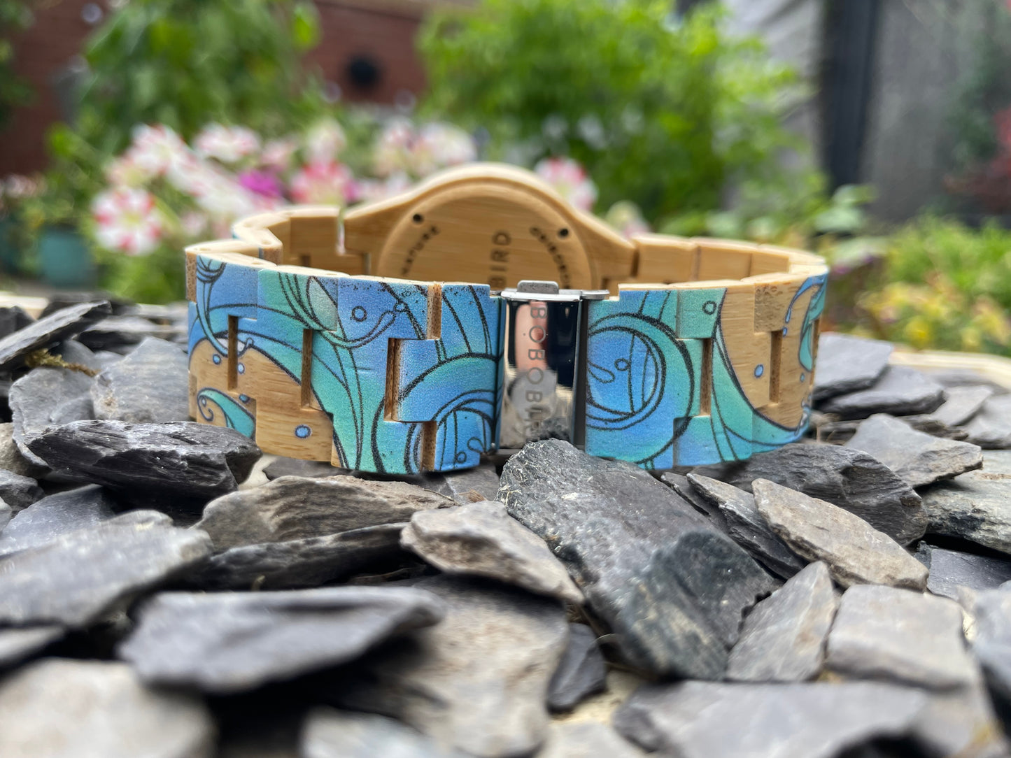 Seaside Wooden Ladies Eco Watch