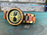 Norse Viking Style Wooden Watch | Personalised Viking Watch | Yggdrasil Watch
