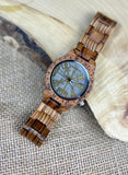 Norse Viking Style Wooden Watch | Personalised Viking Watch | Helm Of Awe Watch