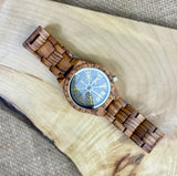 Norse Viking Style Wooden Watch | Personalised Viking Watch | Helm Of Awe Watch