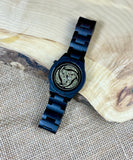 Norse Viking Style Wooden Watch | Personalised Viking Watch | Vegvisir Watch