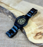 Norse Viking Style Wooden Watch | Personalised Viking Watch | Vegvisir Watch