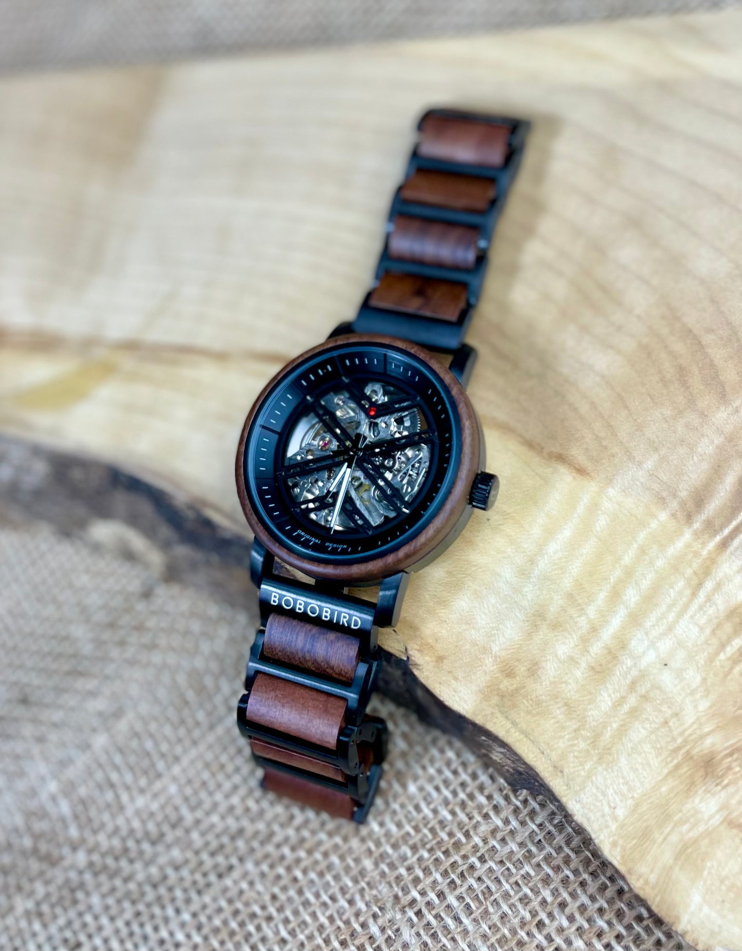 Wooden Automatic Movement Watch  | Personalised Watch | Unique Men's Watch