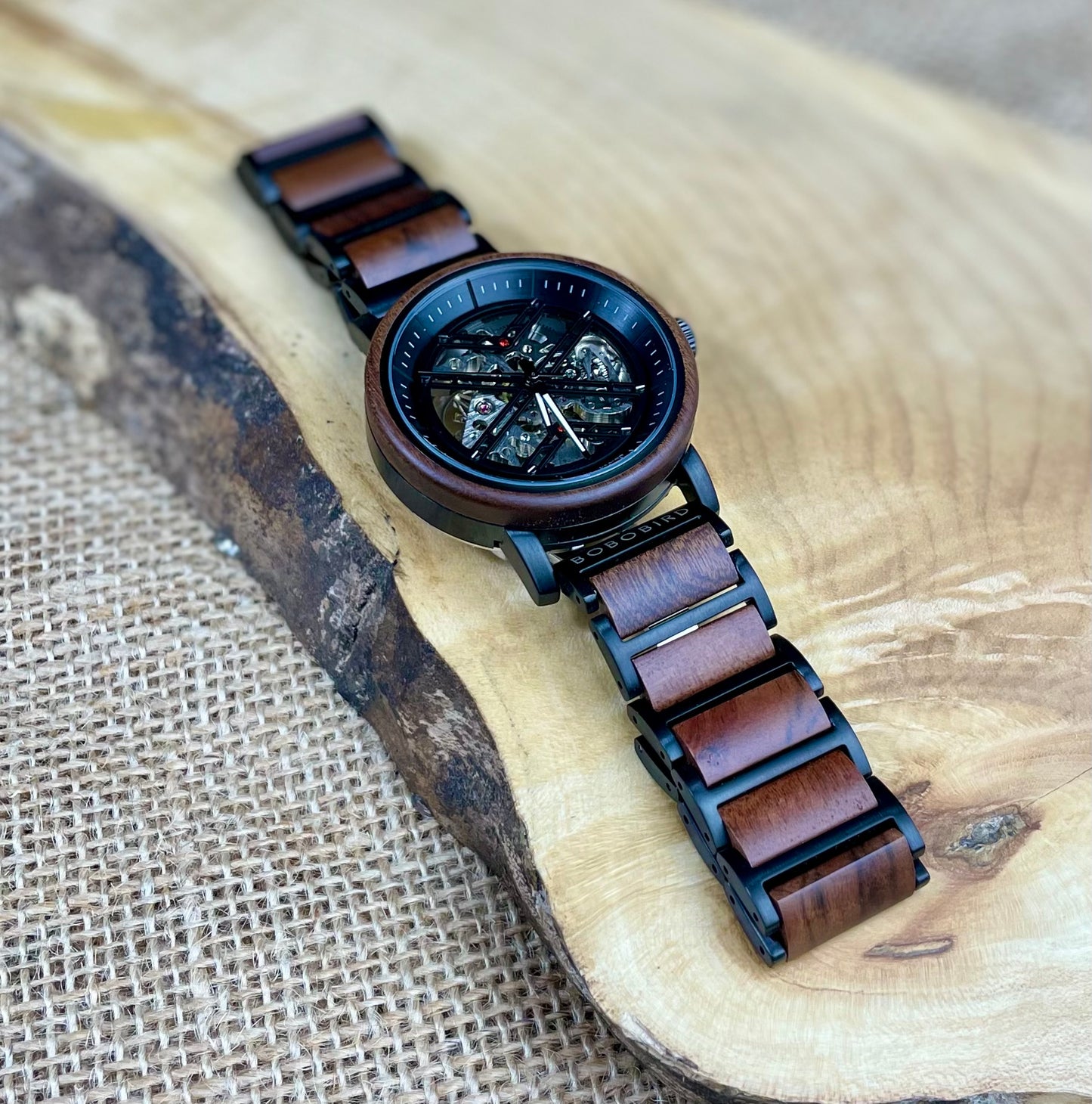 Wooden Automatic Movement Watch  | Personalised Watch | Unique Men's Watch