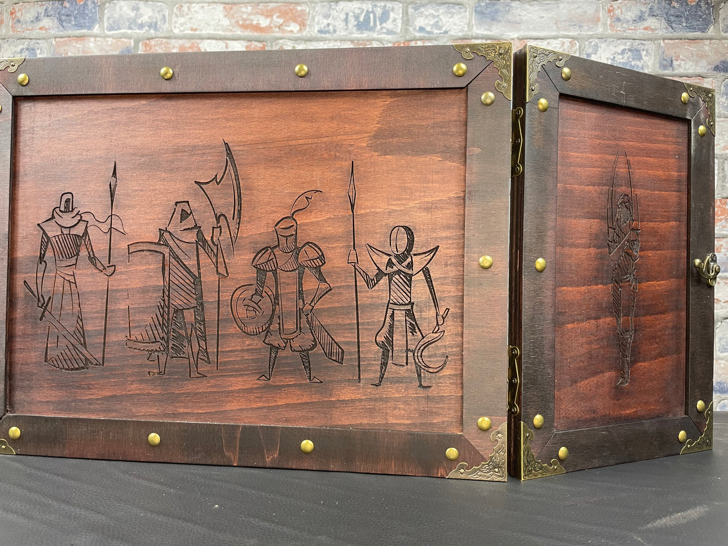 Personalised "Choose Your Party" Wooden Dungeon Master Screen
