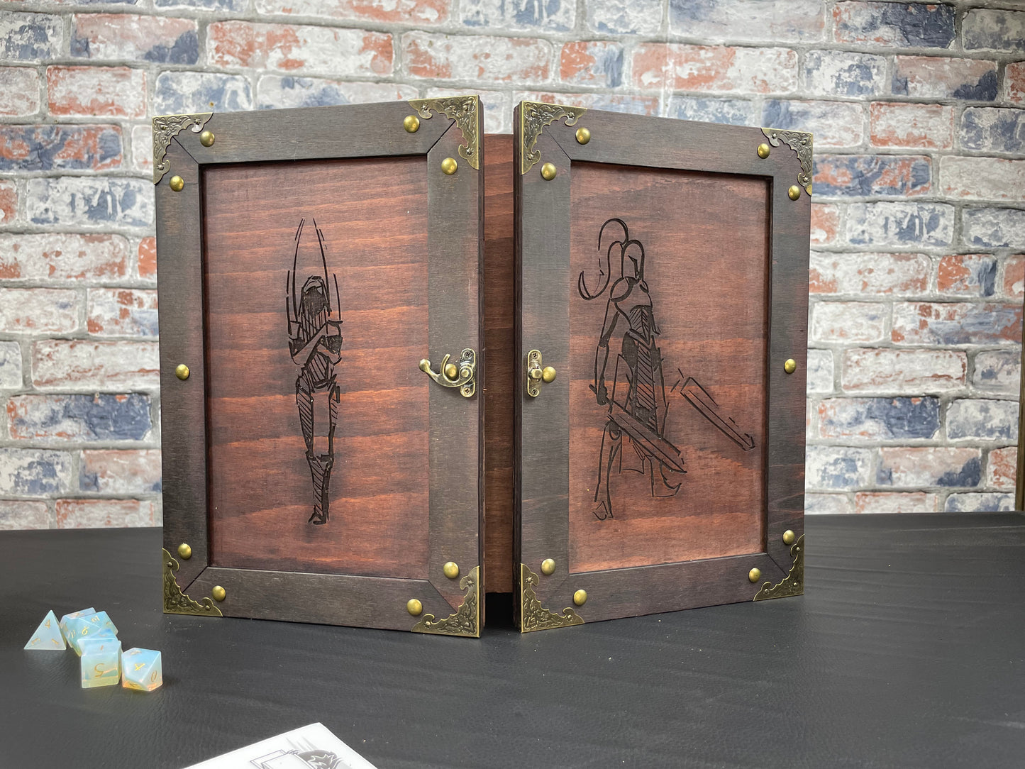 Personalised "Choose Your Party" Wooden Dungeon Master Screen