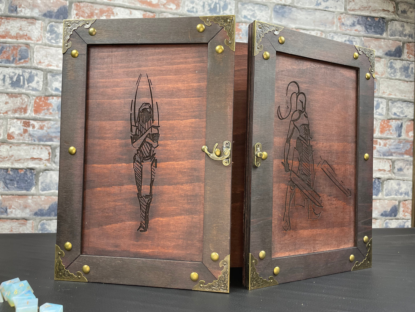 Personalised "Choose Your Party" Wooden Dungeon Master Screen