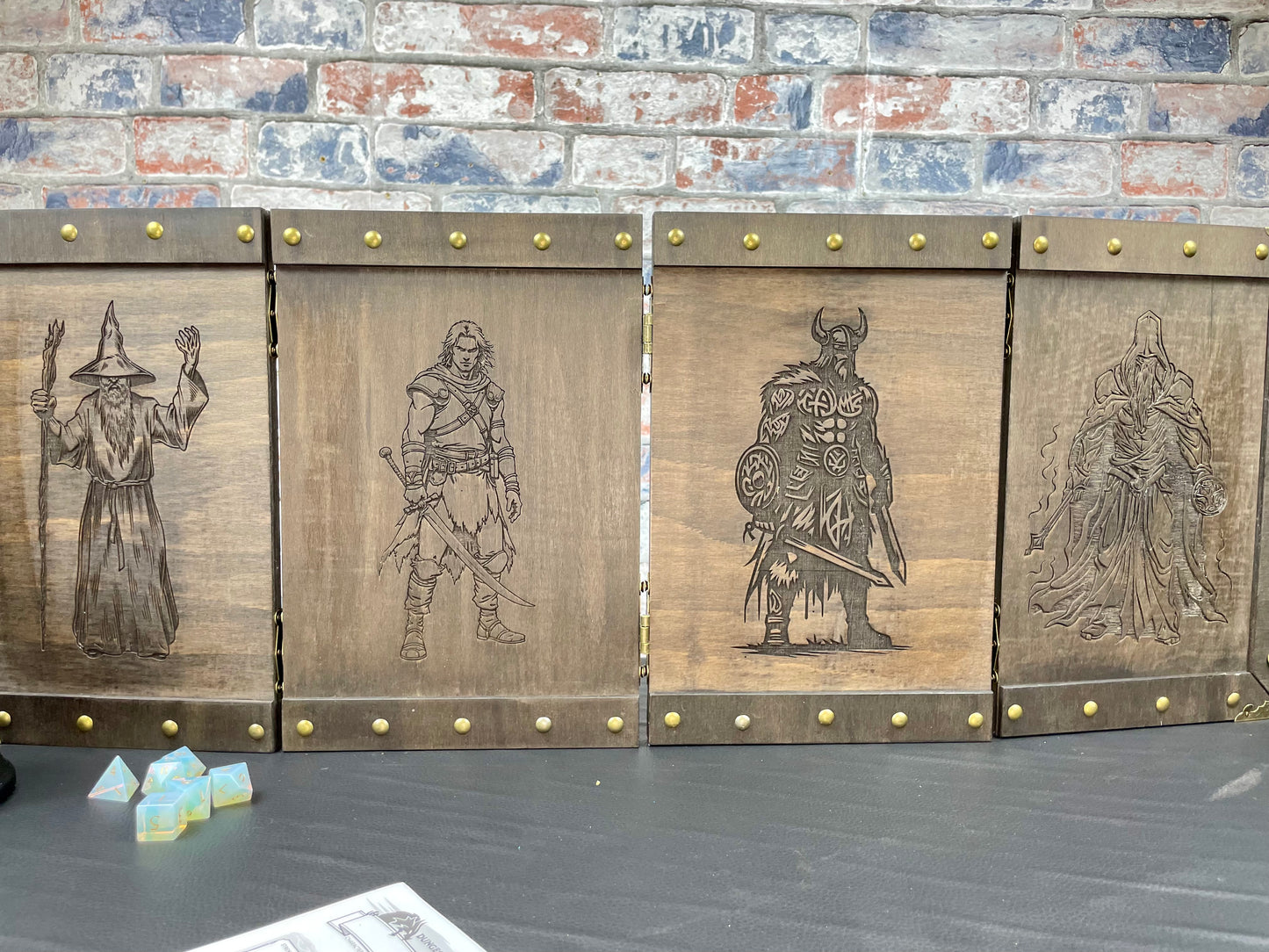 Folding 4-Panel "Choose your party" Dungeon Master Screen
