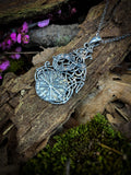 Stirling Silver Vegvisir Viking Compass Viking Nordic Pendant Necklace. Solid Stirling 925 silver pendant necklace with stunning viking mythology design. Featuring a Vegvsisir or Viking Compass motif surrounded by Nordic runes; this pendant is a perfect gift for fans of Norse and Viking mythology.