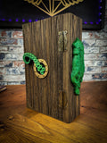 Cthulhu's curse Dungeon Master Screen.Made from solid wood and made to fold to resemble a book when not in use, this screen is stylish, fun and adds atmosphere to any game. Free UK delivery from Fandomonium