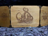Wooden Dungeon Master Screen - Nautical Theme