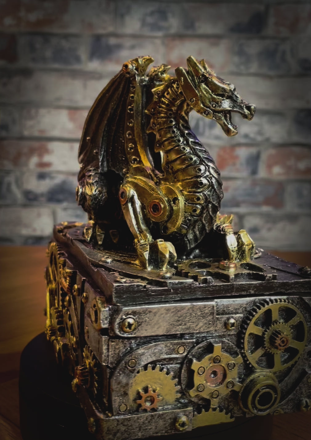 Steampunk Dragon Trinket Box - Free UK delivery by Fandomonium