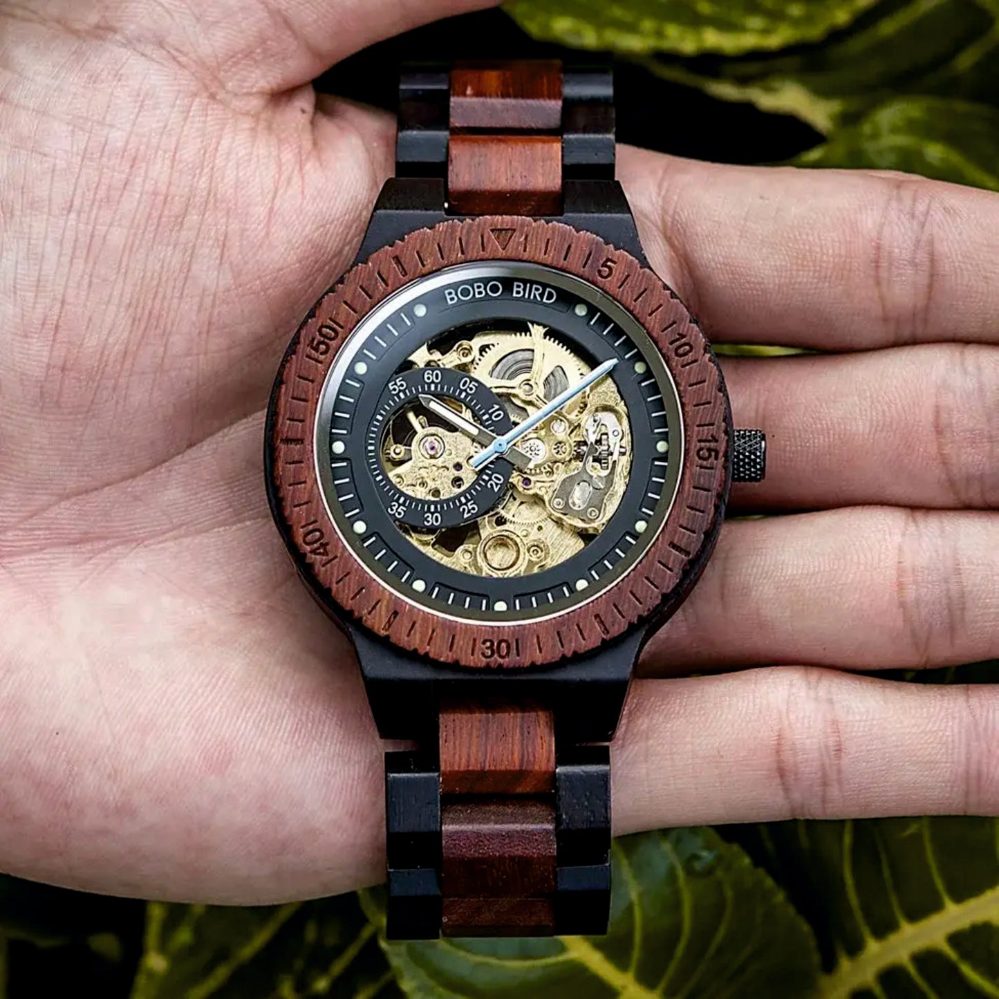 Sandalwood Wooden Automatic Movement Watch  | Personalised Watch | Unique Men's Watch