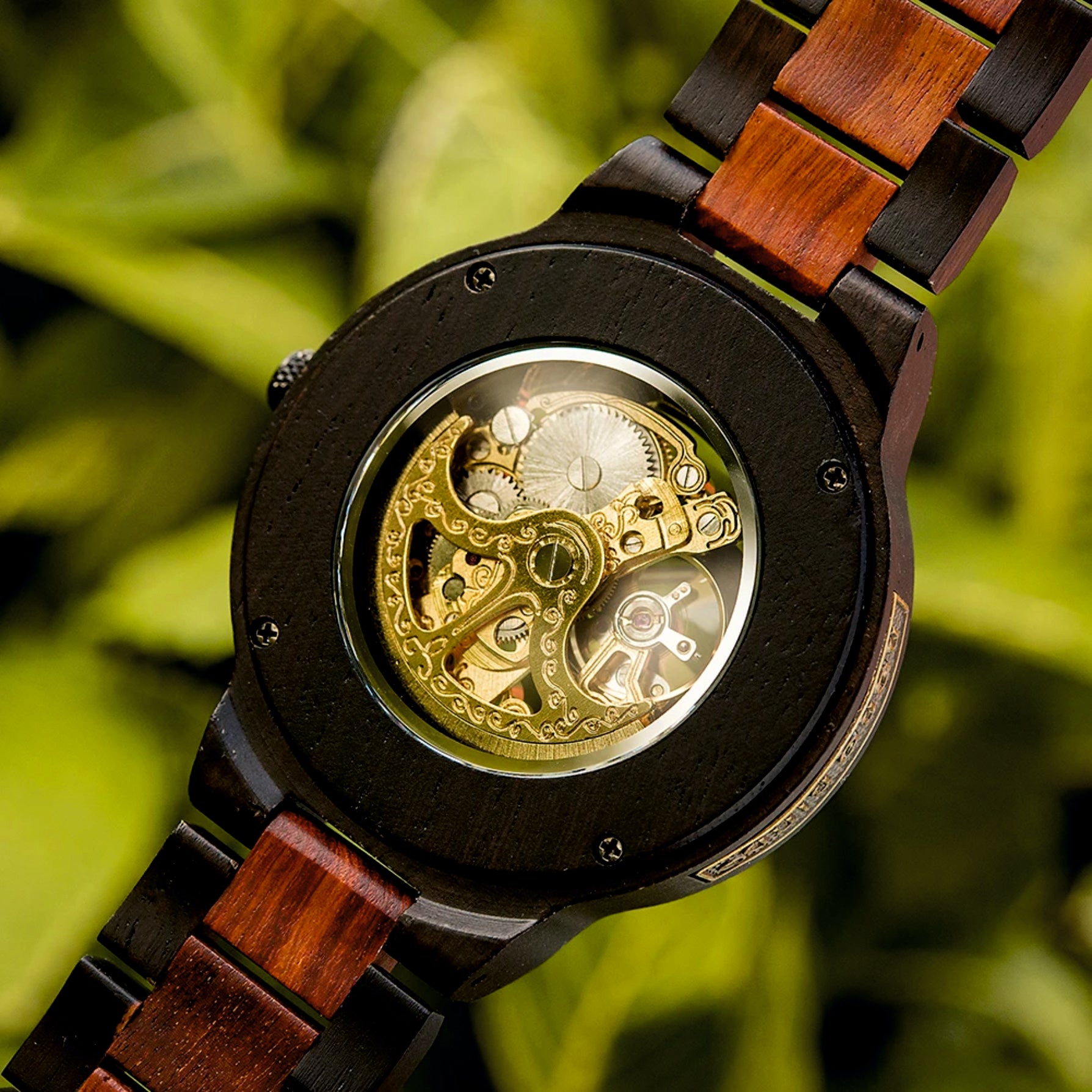 Sandalwood Wooden Automatic Movement Watch  | Personalised Watch | Unique Men's Watch