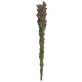 Man of the Wood Wand  This intricately moulded resin wands features a detailed Man of the Wood design accented with green leaves and twisting branches. Perfect for natural witches and wizards that love the mythology behind the popular Green Man. Free UK delivery by Fandomonium