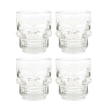 Set of 4 Skull Shot Glasses Set  Raise a glass to the extraordinary with these unforgettable shot glasses with a unique skull design. Whether as a gift for a friend who loves unique glassware or as an addition to your own collection of unique barware, these skull shot glasses are sure to be favoured pieces. Free UK delivery by Fandomonium