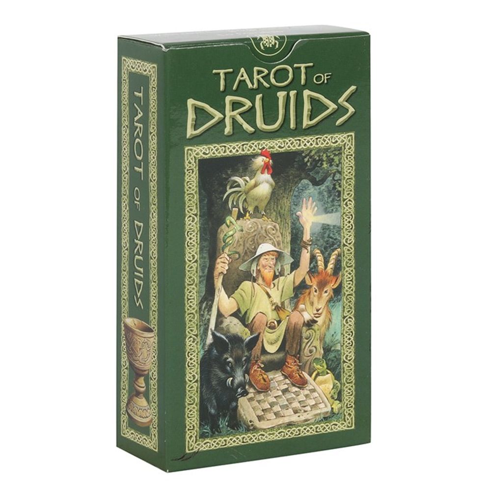 Tarot of Druids Tarot Cards  The Tarot of Druids tarot card deck by Antonio Lupatelli includes a 78-card deck and guidebook. Features comical art by Severino Barladi. A perfect gift idea for any users of Tarot. Free UK delivery by Fandomonium