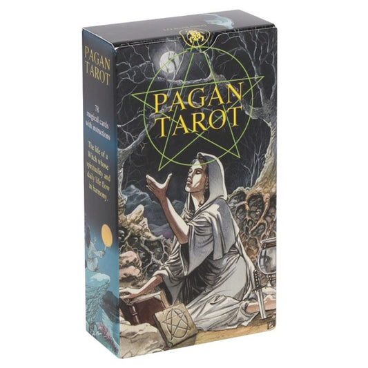 Pagan Tarot Card Deck  Designed to help represent the spiritual and religious journey of a Wicca, this deck of 78 cards are beautifully designed by Gina M. Pace (Wicce), Luca Raimondo and Cristiano Spadoni. Free UK Delivery by Fandomonium