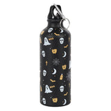 Witches Brew Reusable Metal Water Bottle  Even witches need to keep hydrated! This metal water bottle makes a great, eco-friendly replacement for plastic and features a screw-top lid and convenient clip for taking on the go. Designed with a fun Halloween print and vintage-inspired 'Witches Brew' illustration that is truly bewitching.&nbsp;