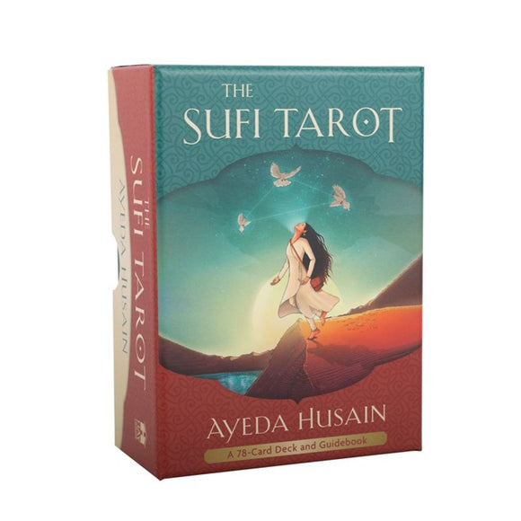 The Sufi Tarot Cards  The Sufi Tarot card deck by Ayeda Husain includes a 78-card deck and a guidebook with 174 pages of information to help guide you on your spiritual journey. This deck fuses Eastern and Western philosophies, serving as a powerful tool for introspection, healing and personal growth. Free UK delivery by Fandomonium