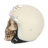 Skull Ornament with Helmet