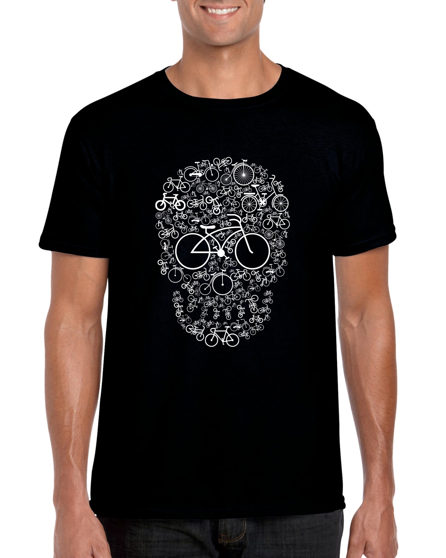 Bicycle Skull T-Shirt