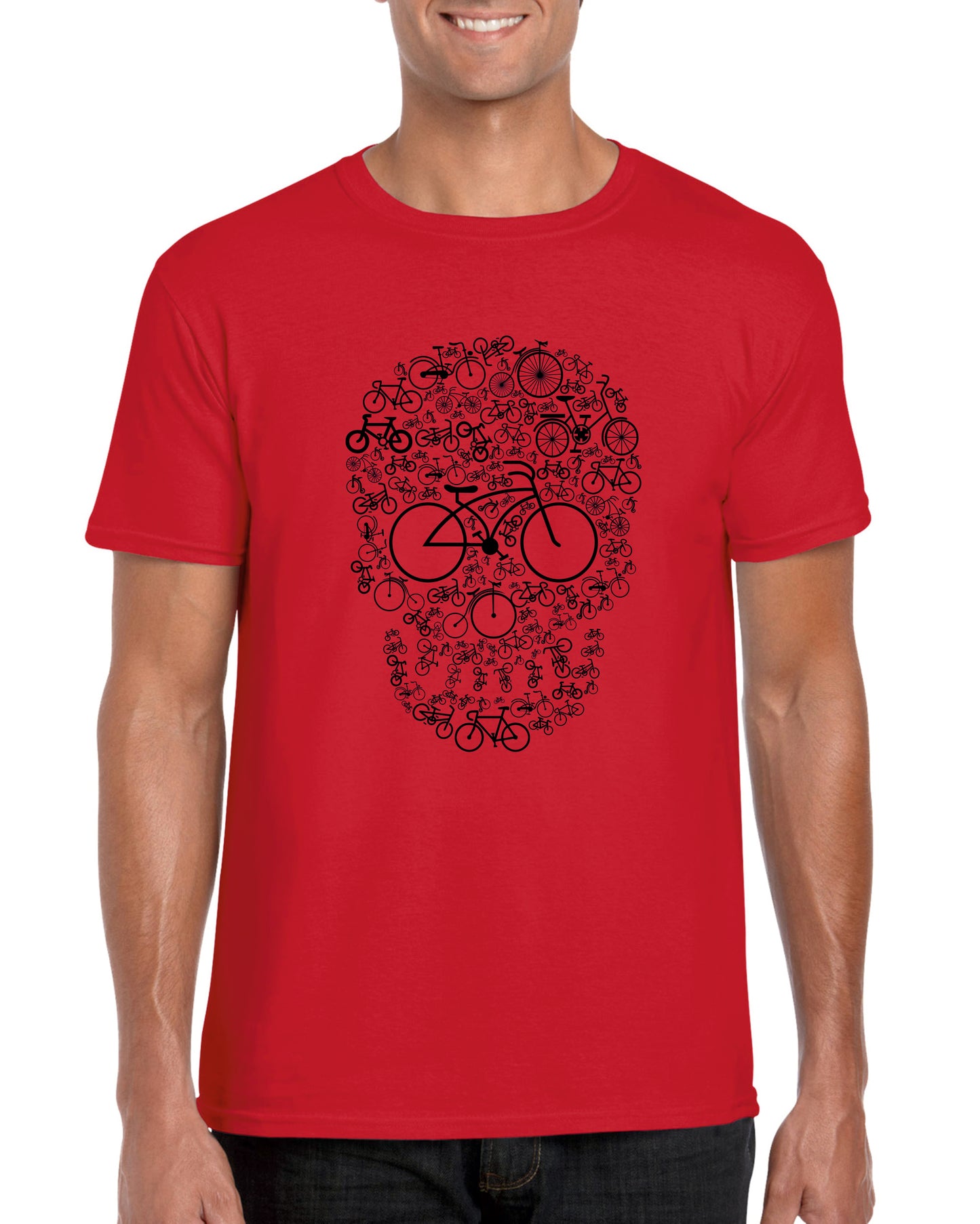 Bicycle Skull T-Shirt