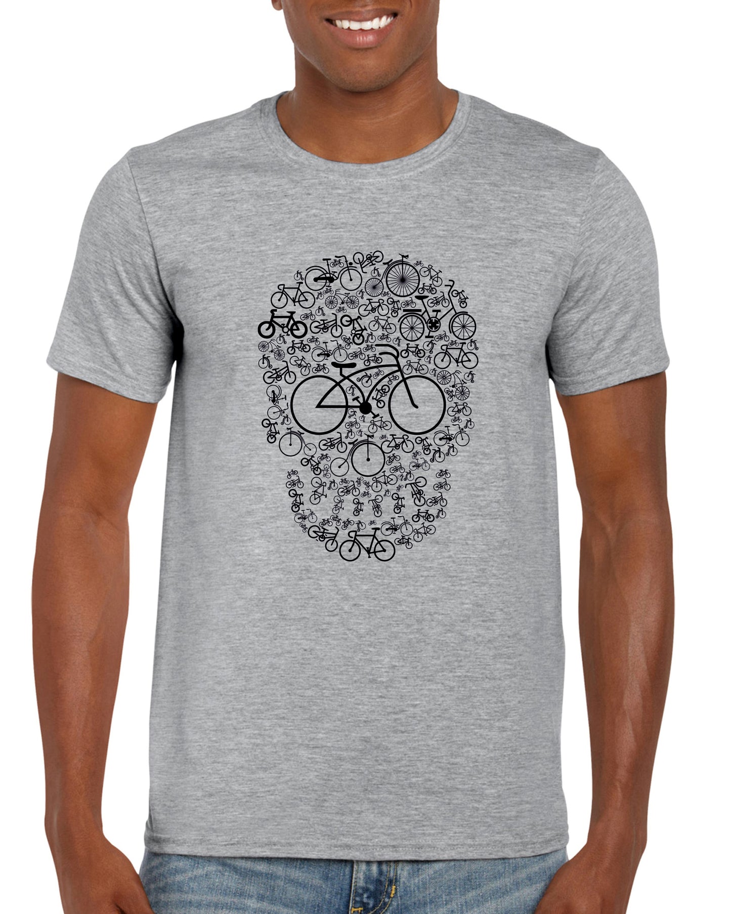 Bicycle Skull T-Shirt