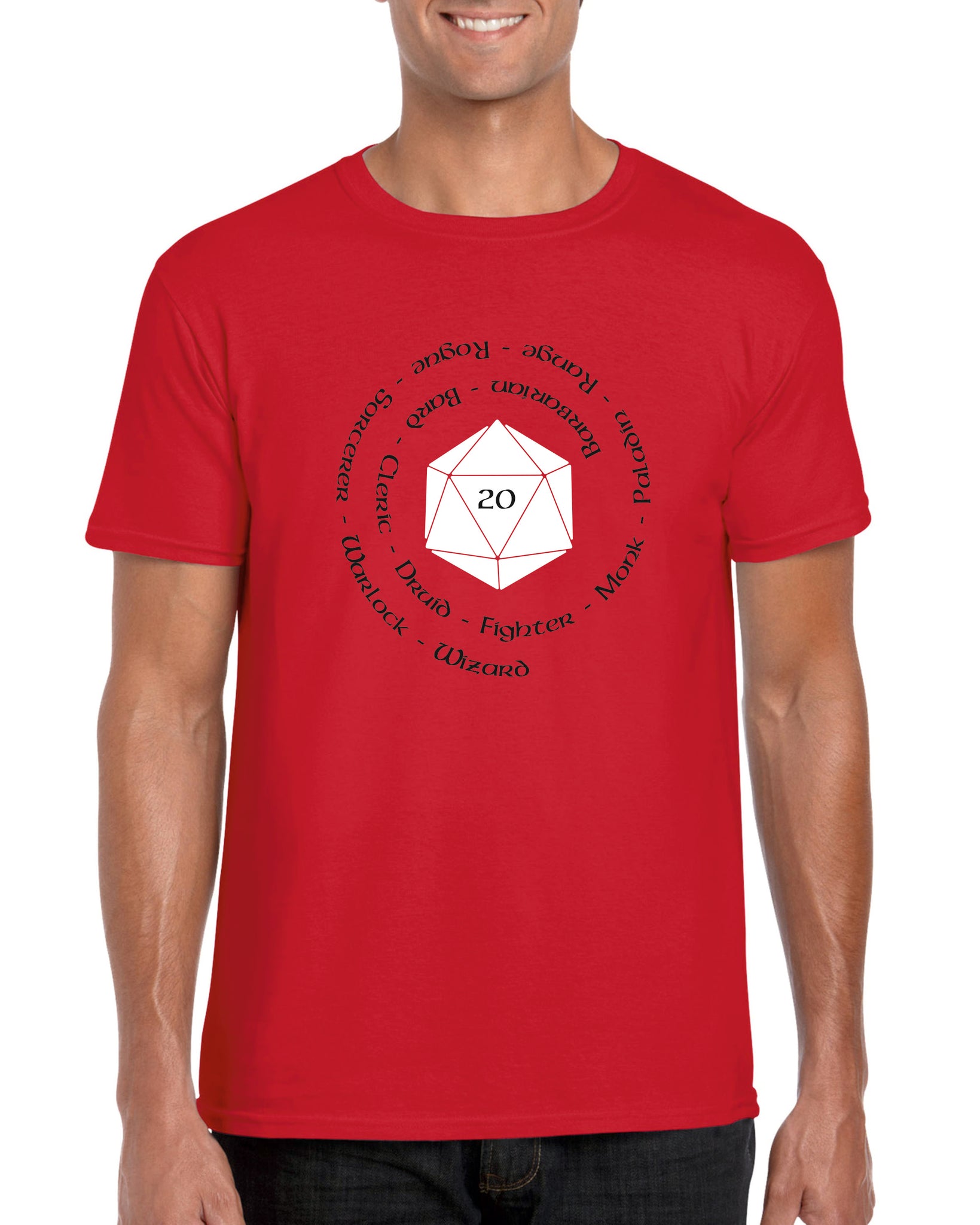 D&D 'D20 Swirl' TShirt Fandomonium