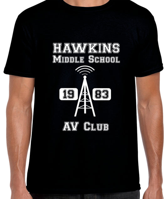 Hawkins AV Club T-shirt - Stranger Things - Fandomonium