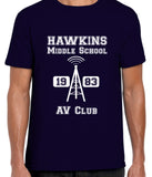 Hawkins AV Club T-shirt - Stranger Things - Fandomonium