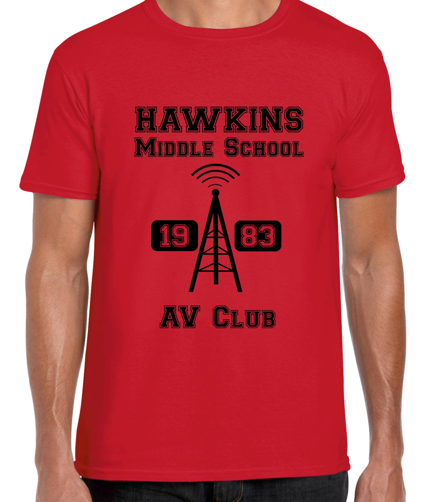 Hawkins AV Club T-shirt - Stranger Things - Fandomonium