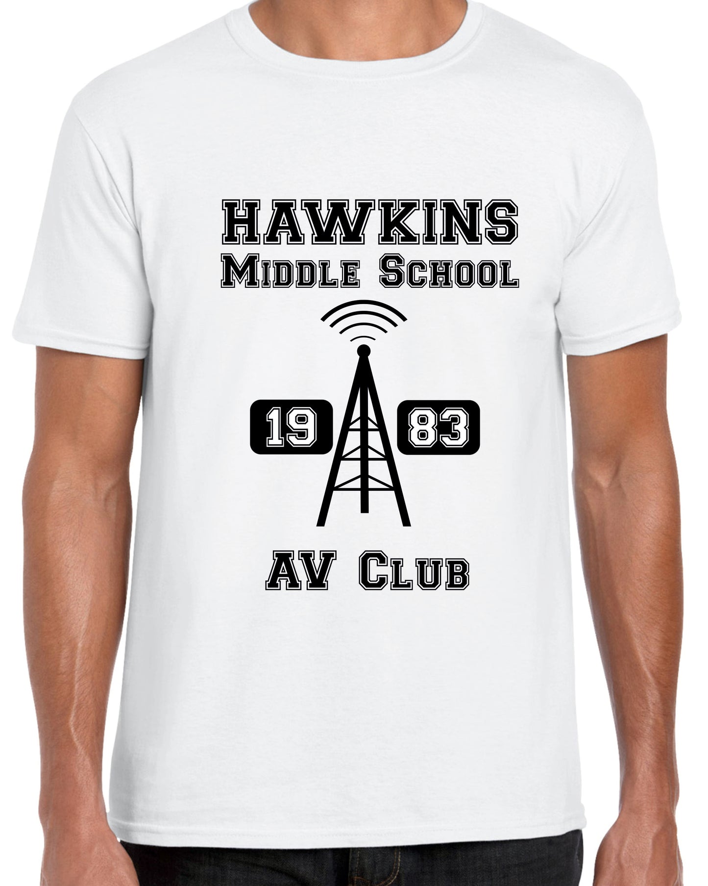 Hawkins AV Club T-shirt - Stranger Things - Fandomonium