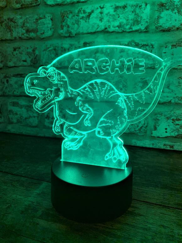 Dinosaur Personalised Nightlight