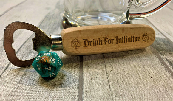 Drink For Initiative Wooden Bottle Opener