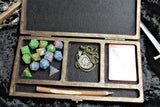 Viking design dice and accessory storage box with built in roll tray. Free UK delivery from Fandomonium