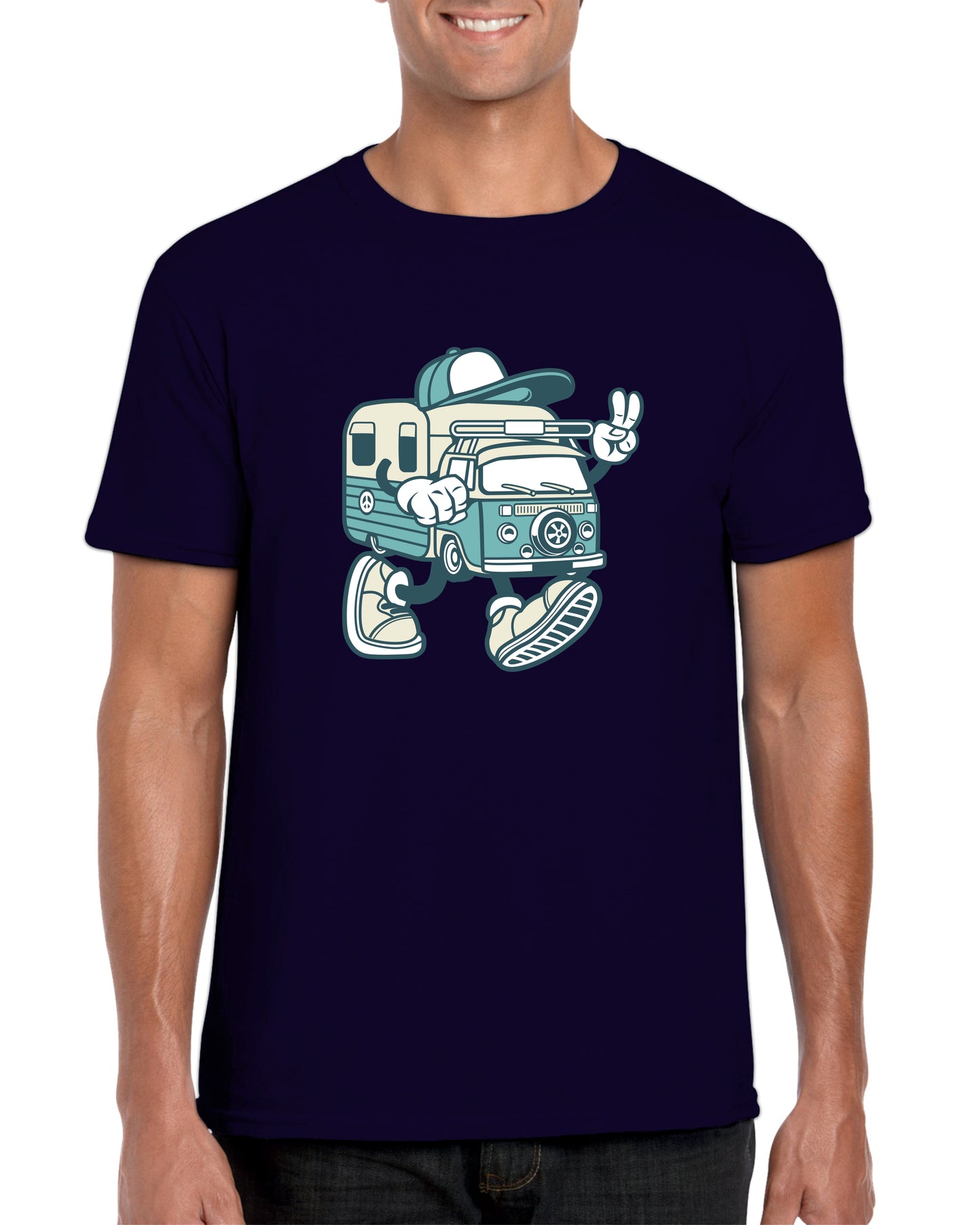 Campervan Cartoon t-shirt