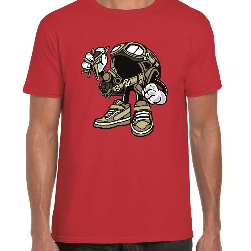 Fighter Pilot Cartoon t-shirt