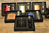 Engraved Hip Flask Flask - Choice of Colours and Designs